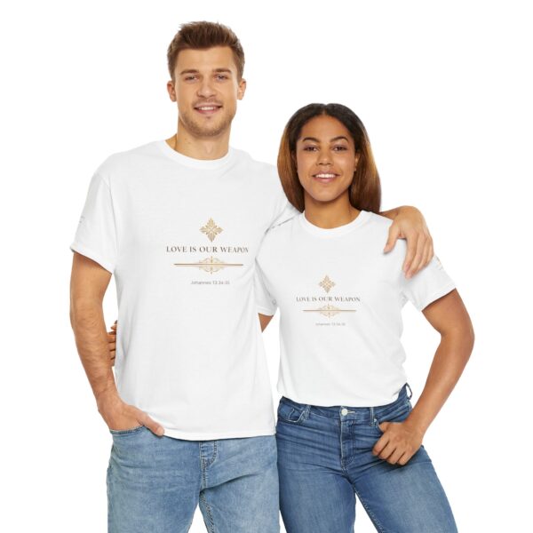 T-Shirt I Love is our weapon I Unisex I Diverse kleuren I Casual - Afbeelding 2